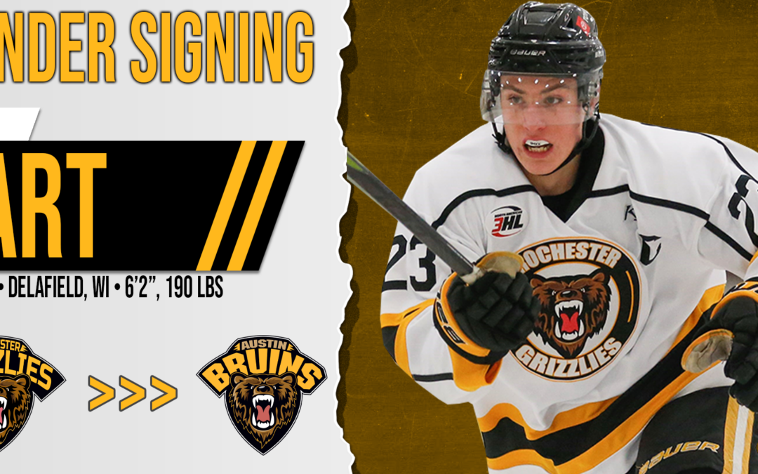 Hart Signs Tender with Austin Bruins for 2020-21 Season