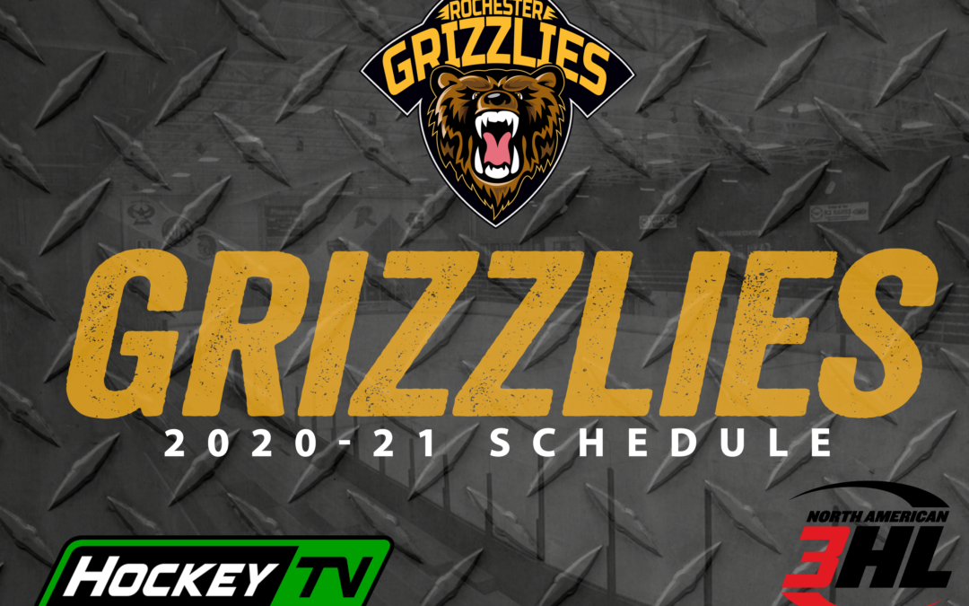 NA3HL Schedule Announced, Grizzlies to Begin on October 2