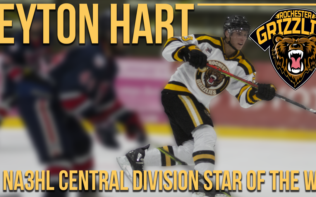 Peyton Hart Earns NA3HL Central Division Star of the Week