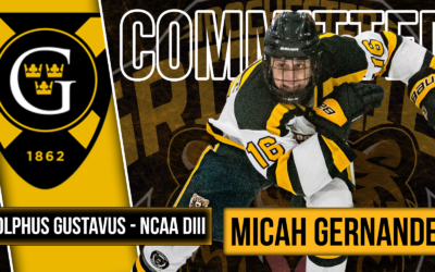 Micah Gernander to Play College Hockey at Gustavus Alolphus