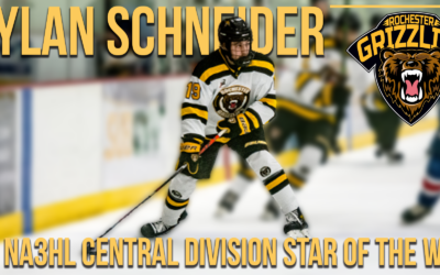 Dylan Schneider Named NA3HL Central Division First Star of the Week