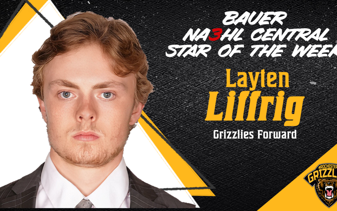 Liffrig Named Bauer NA3HL Central Star of the Week