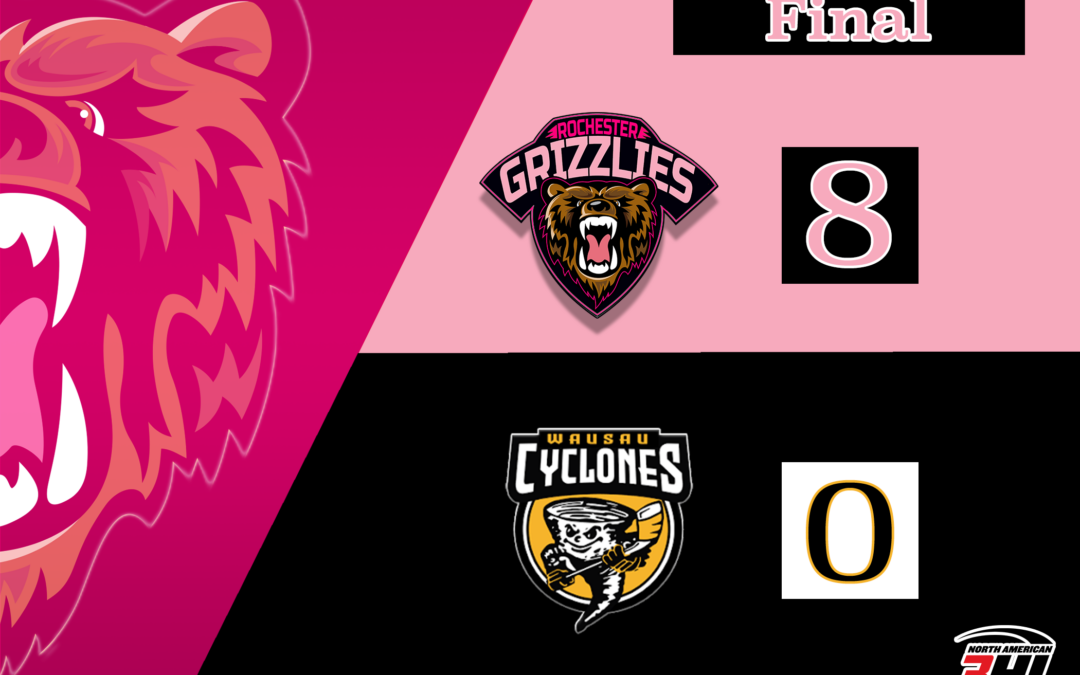 Grizzlies, Led By Bielenberg-Howarth, Dominate Cyclones with 8-0 Win