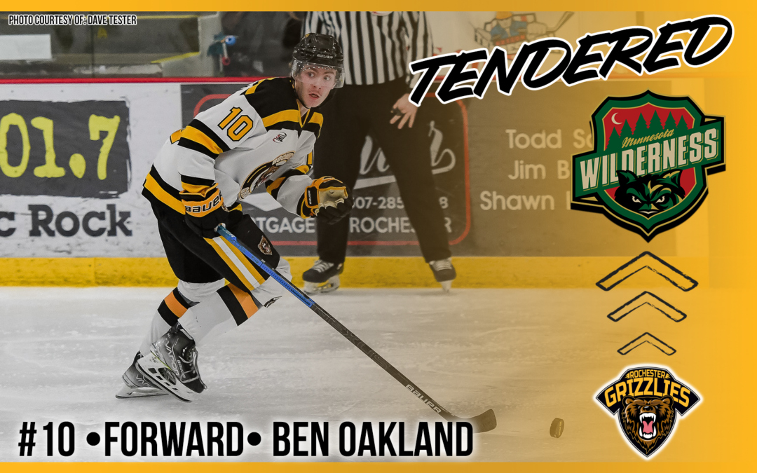 Ben Oakland Signs NAHL Tender With Wilderness