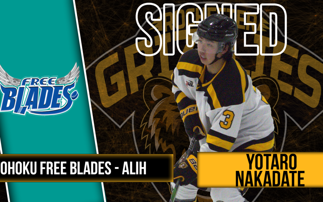 Former Grizzly Signs Pro Contract with Tohoku Free Blades