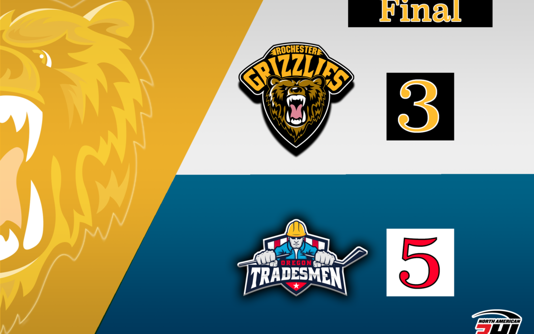 Grizzlies See Win Streak End in 5-3 Loss to Tradesmen