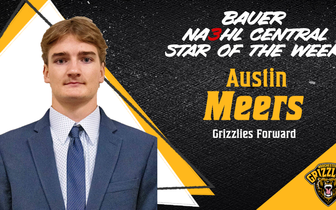 Austin Meers Named Bauer NA3HL Central Star of the Week