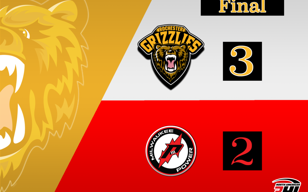 Win Streak Reaches Seven as Grizzlies Complete Weekend Sweep of Power