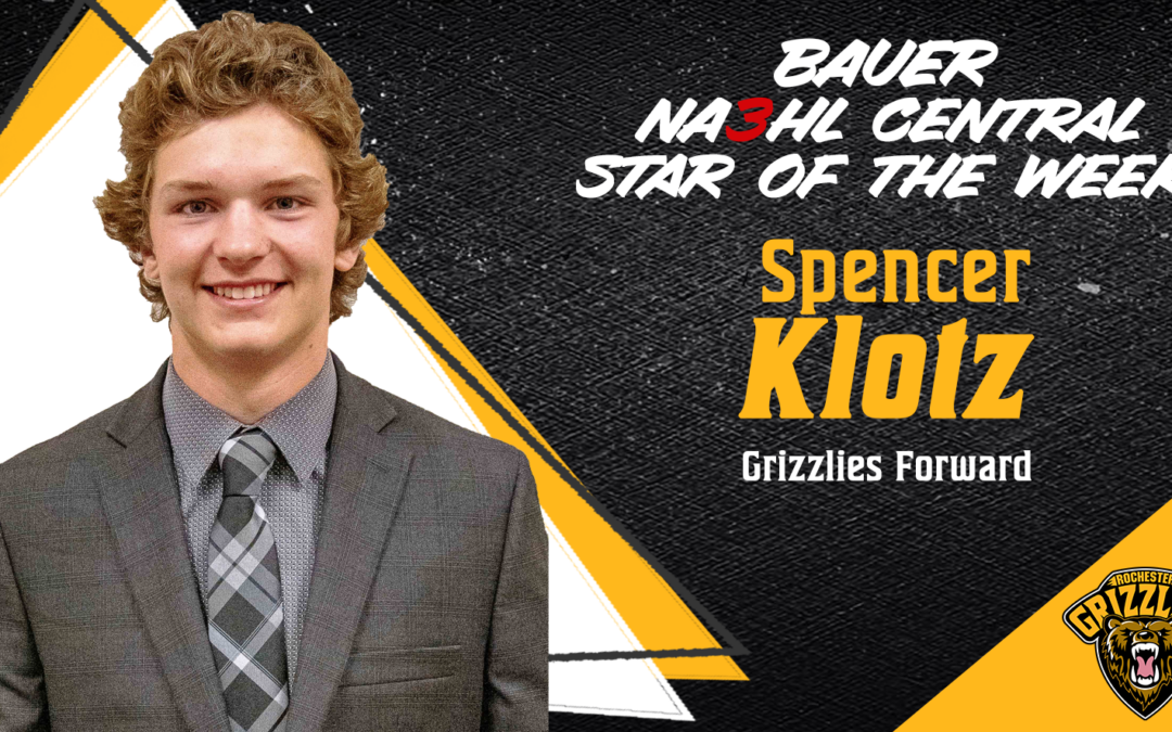 Klotz Earns Bauer Central Star of The Week Honors