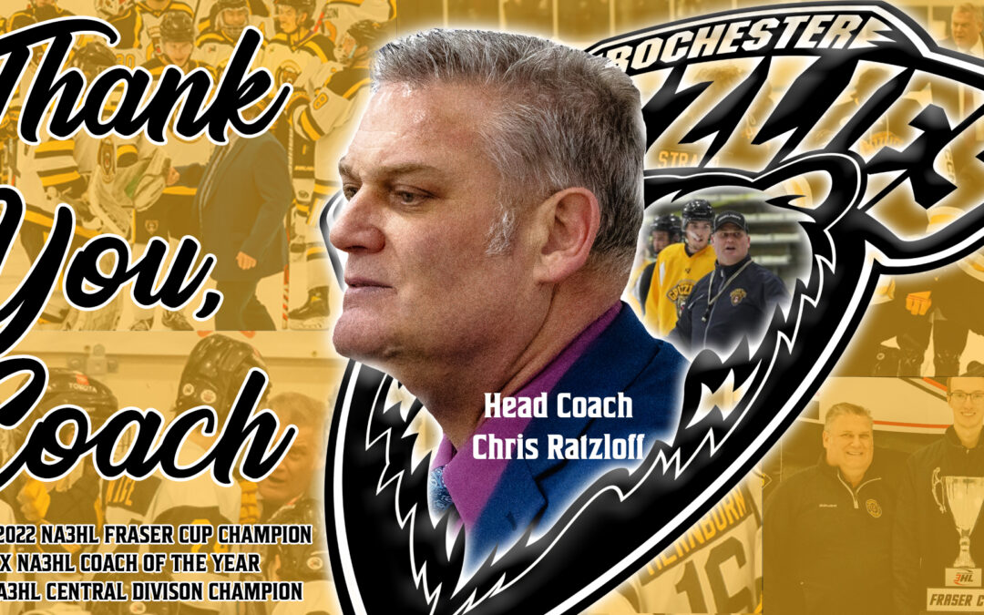 Grizzlies Announce Coaching Change, Ratzloff Takes NAHL Coaching Position