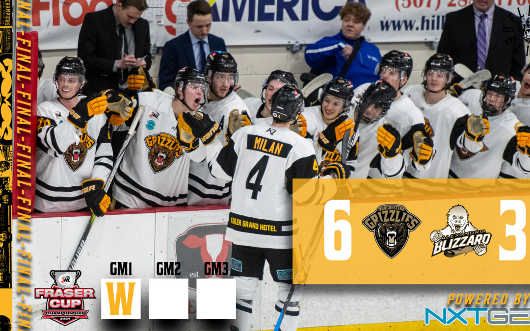 Grizzlies Continue to Roll vs Alexandria; Now 8-1 Against Blizzard This Season