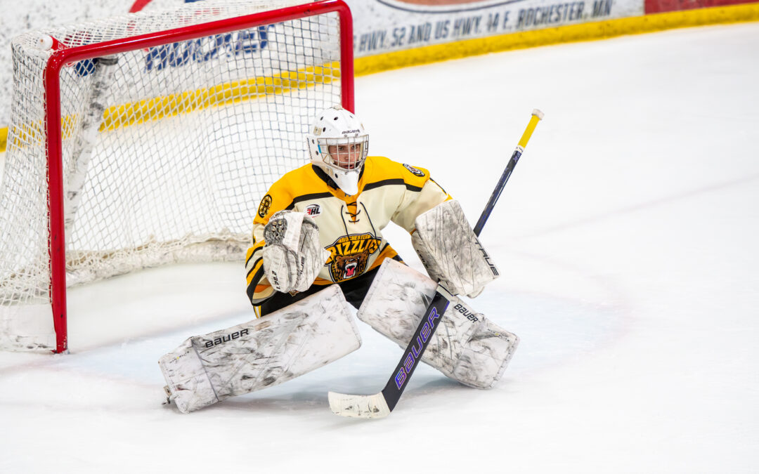 Grizzlies End Power’s Win Streak In Shoot-Out as Goaltender, Joey Bertram, Stays Hot