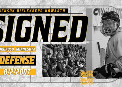 Grizzlies Add Southeastern Minnesota Defenseman: Jackson Bielenberg-Howarth