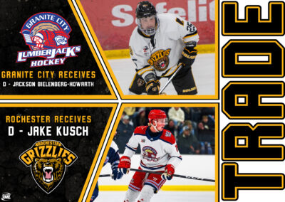 Grizzlies Trade for Defenseman; Jake Kusch