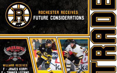 Rochester sends James Korpi and Tanner Lozano to Willmar