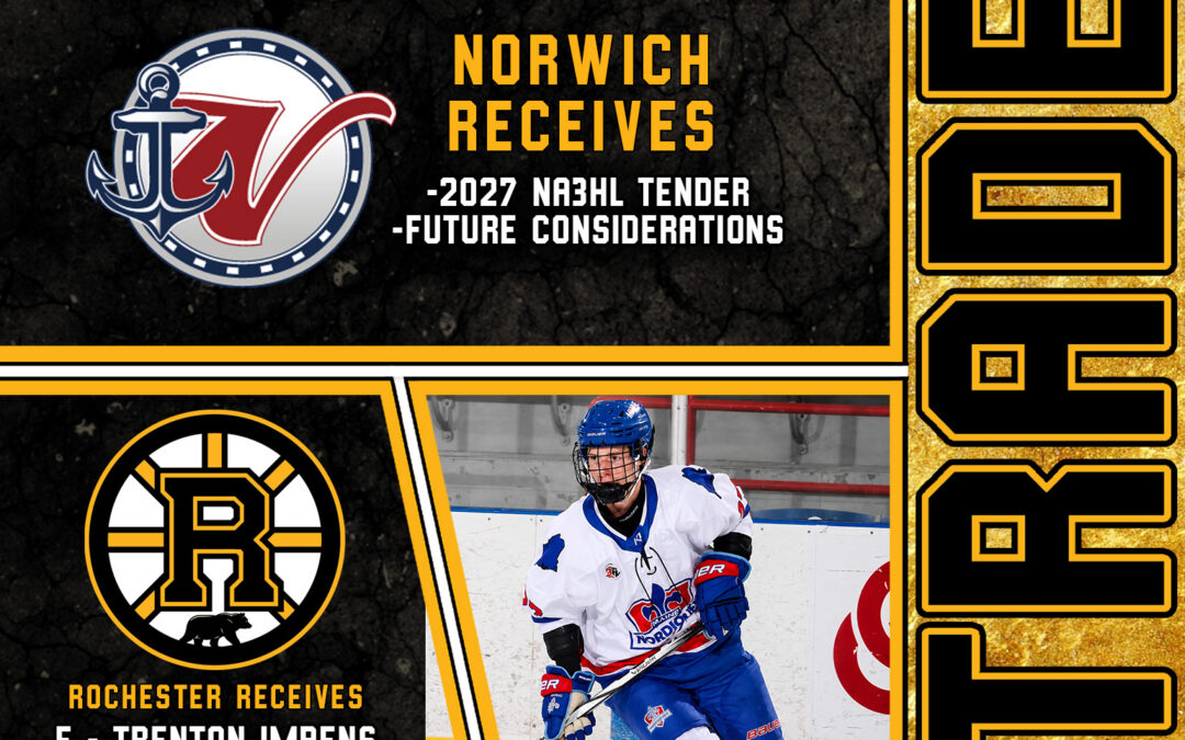 Rochester Grizzlies Acquire Top Goal Scorer from Norwich