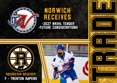Rochester Grizzlies Acquire Top Goal Scorer from Norwich
